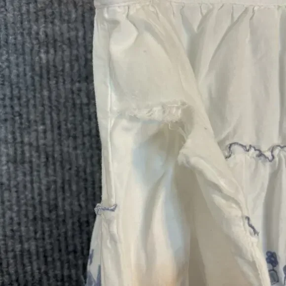 Kate Spade New York Womens Floral Embroidered Tiered Mini Skirt Size XL Boho - Picture 3 of 8